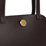 Hermes Tablier Sellier Ebene Vache Hunter, Swift, Toile Militaire Gold Hardware - Thumbnail View 7