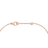 Hermes San Coloris White Diamond Finesse Pendant Necklace 18K Rose Gold