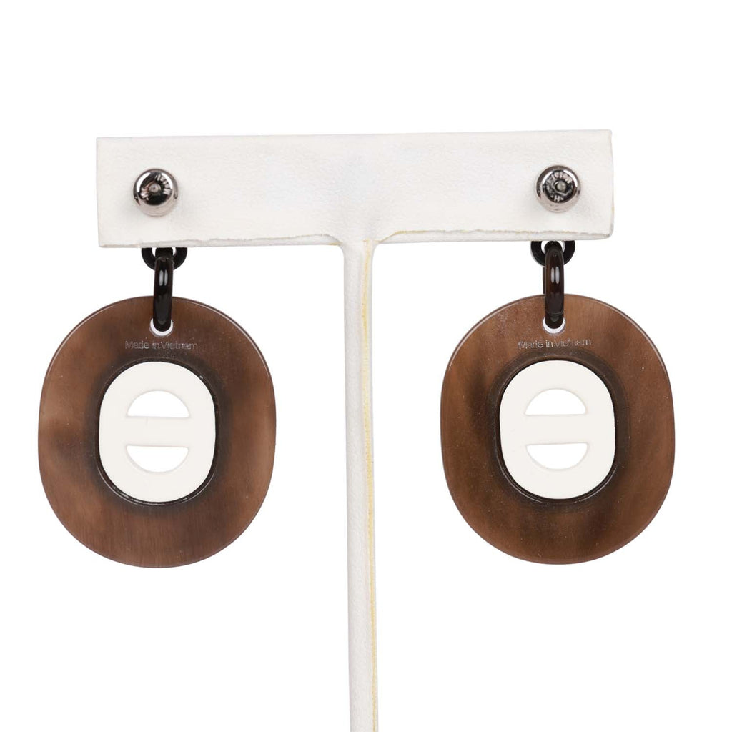 Hermes horn earrings Clearance