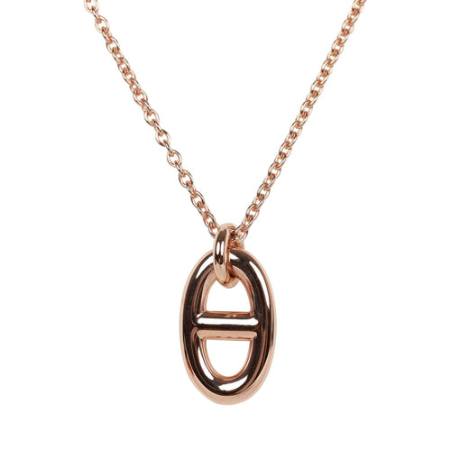 Hermes 18K Rose Gold Farandole PM Pendant Necklace