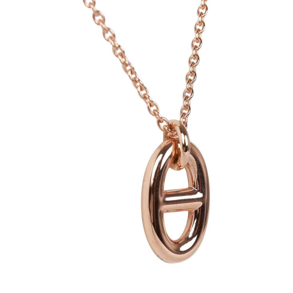 Hermes 18k Rose Gold Farandole PM Pendant Necklace