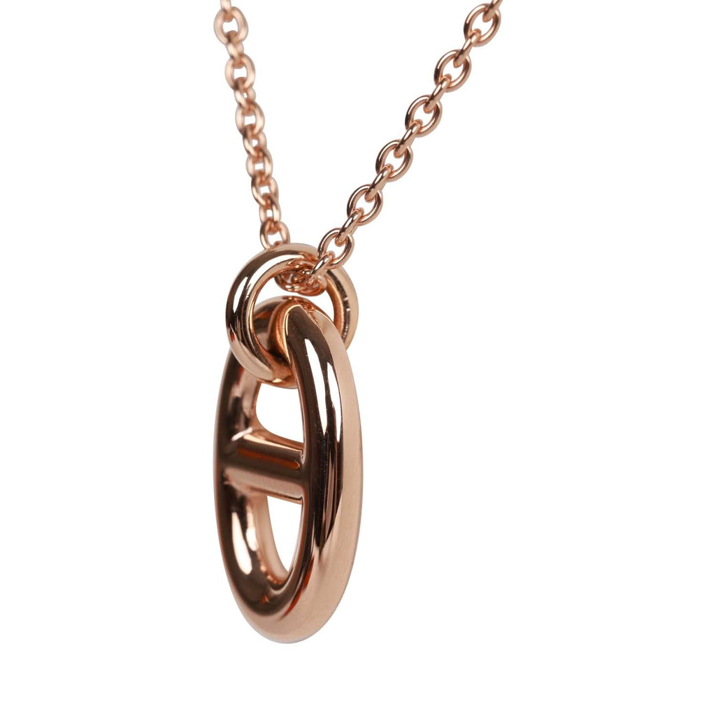 Hermes 18k Rose Gold Farandole PM Pendant Necklace