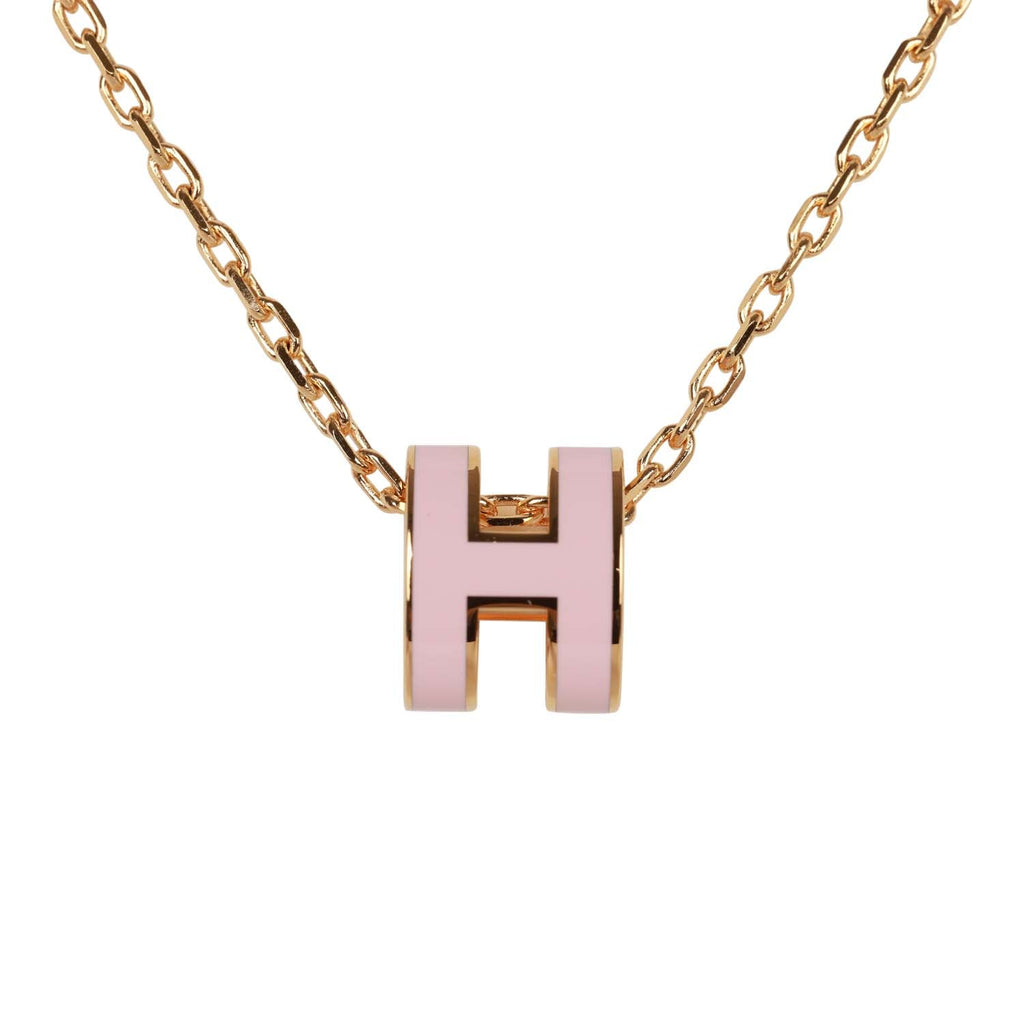 Hermès pop h necklace rose gold Clearance