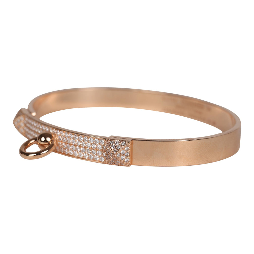 Hermès Alchimie 18K Rose Gold 4.71 Ct Diamond Bracelet For Sale at 1stDibs  | hermes alchimie bracelet, hermes diamond bracelet, hermes diamond bangle