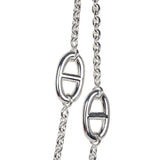 Hermes Farandole Long Necklace 120CM Sterling Silver Hardware