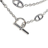 Hermes Farandole Long Necklace 120CM Sterling Silver Hardware