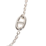 Hermes Farandole Rope Necklace 80cm Sterling Silver Hardware