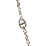 Hermes Farandole Rope Necklace 80cm Sterling Silver Hardware