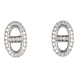 Hermes Farandole Earrings Diamonds and White Gold Hardware