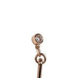 Hermes Chaine D'Ancre Chaos Earrings Rose Gold Hardware & Diamonds