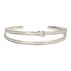Hermes Etriviere Bracelet GM White Gold & Diamonds