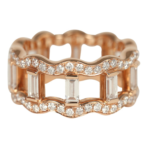 Hermes Reseau Lumiere Ring Rose Gold & Diamonds