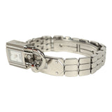 Hermes Kelly Watch Mini Model 16mm Stainless Steel Hardware & White Diamonds