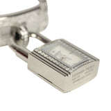 Hermes Kelly Watch Mini Model 16mm White Mother of Pearl, Stainless Steel Hardware and White Diamonds - Thumbnail View 8