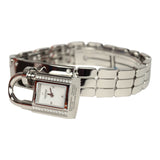 Hermes Kelly Watch Mini Model 16mm Stainless Steel Hardware & White Diamonds - Thumbnail View 5