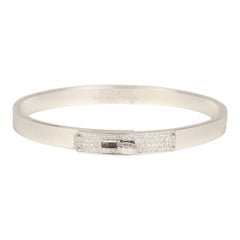 Hermes Kelly Bracelet Small Model White Gold & Diamonds