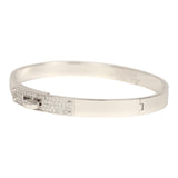 Hermes Kelly Bracelet Small Model White Gold & Diamonds
