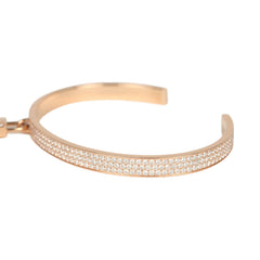 Hermes Kelly Cadenas Bangle XS Diamonds and 18K Rose Gold Hardware