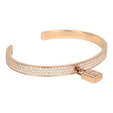 Hermes Kelly Cadenas Bangle XS Diamonds and 18K Rose Gold - Thumbnail View 3