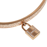 Hermes Kelly Cadenas Bangle XS Diamonds and 18K Rose Gold - Thumbnail View 4