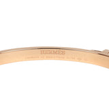 Hermes Kelly Cadenas Bangle XS Diamonds and 18K Rose Gold - Thumbnail View 6