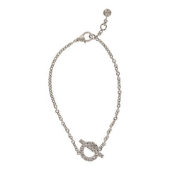 Hermes Finesse Bracelet ST 18K White Gold Hardware & Diamonds