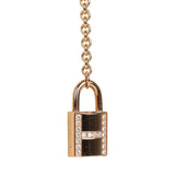 Hermes Amulettes Kelly Long Necklace Diamonds 18K Rose Gold - Thumbnail View 3