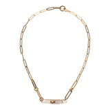Hermes Small Kelly Chaine Choker Necklace Diamonds 18K Yellow Gold - Thumbnail View 1