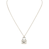 Hermes Amulettes Constance Pendant Necklace Diamonds 18K White Gold - Thumbnail View 1