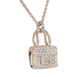 Hermes Amulettes Constance Pendant Necklace Diamonds 18K White Gold - Thumbnail View 2