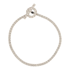 Pre-owned Hermes Finesse Bracelet SH 18K White Gold, Diamonds