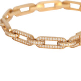 Pre-owned Hermes Kelly Chaine Bracelet SH Pavé 18K Gold, Diamonds - Thumbnail View 2