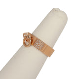 Pre-owned Hermes Collier de Chien Ring PM 18K Rose Gold, Diamonds - Thumbnail View 5