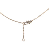 Pre-owned Hermes Amulettes Kelly Pendant Necklace Diamonds 18K White Gold - Thumbnail View 6