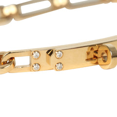 Hermes Kelly Chaine Bracelet SH 18K Yellow Gold, Diamonds