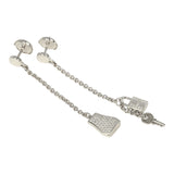 Pre-owned Hermes Kelly Clochette Earrings Diamonds, White Gold - Thumbnail View 6