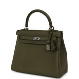 Hermes Kelly Retourne 25 Vert Veronese Togo Palladium Hardware - Thumbnail View 5