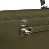 Hermes Kelly Retourne 25 Vert Veronese Togo Palladium Hardware - Thumbnail View 7