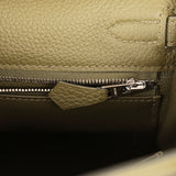 Hermes Kelly Retourne 25 Vert Veronese Togo Palladium Hardware - Thumbnail View 9