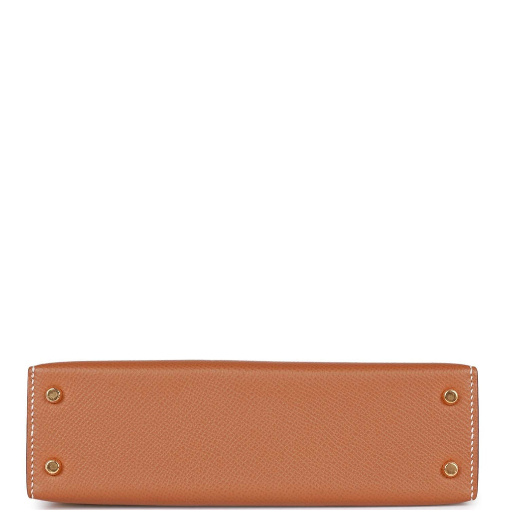 Hermes Kelly Sellier 20 Gold Epsom Gold Hardware – Madison Avenue Couture