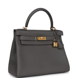 Hermes Kelly Retourne 28 Etain Togo Gold Hardware