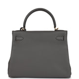 Hermes Kelly Retourne 28 Etain Togo Gold Hardware