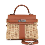 Pre-owned Hermes Mini Picnic Kelly 20 Gold Swift Palladium Hardware - Payment 2