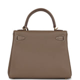 Hermes Kelly Retourne 25 Etoupe Togo Gold Hardware