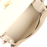 Hermes Kelly Retourne 28 Craie Togo Gold Hardware