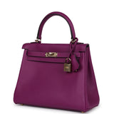 Hermes Kelly Retourne 25 Anemone Swift Permabrass Hardware