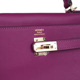 Hermes Kelly Retourne 25 Anemone Swift Permabrass Hardware