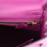 Hermes Kelly Retourne 25 Anemone Swift Permabrass Hardware