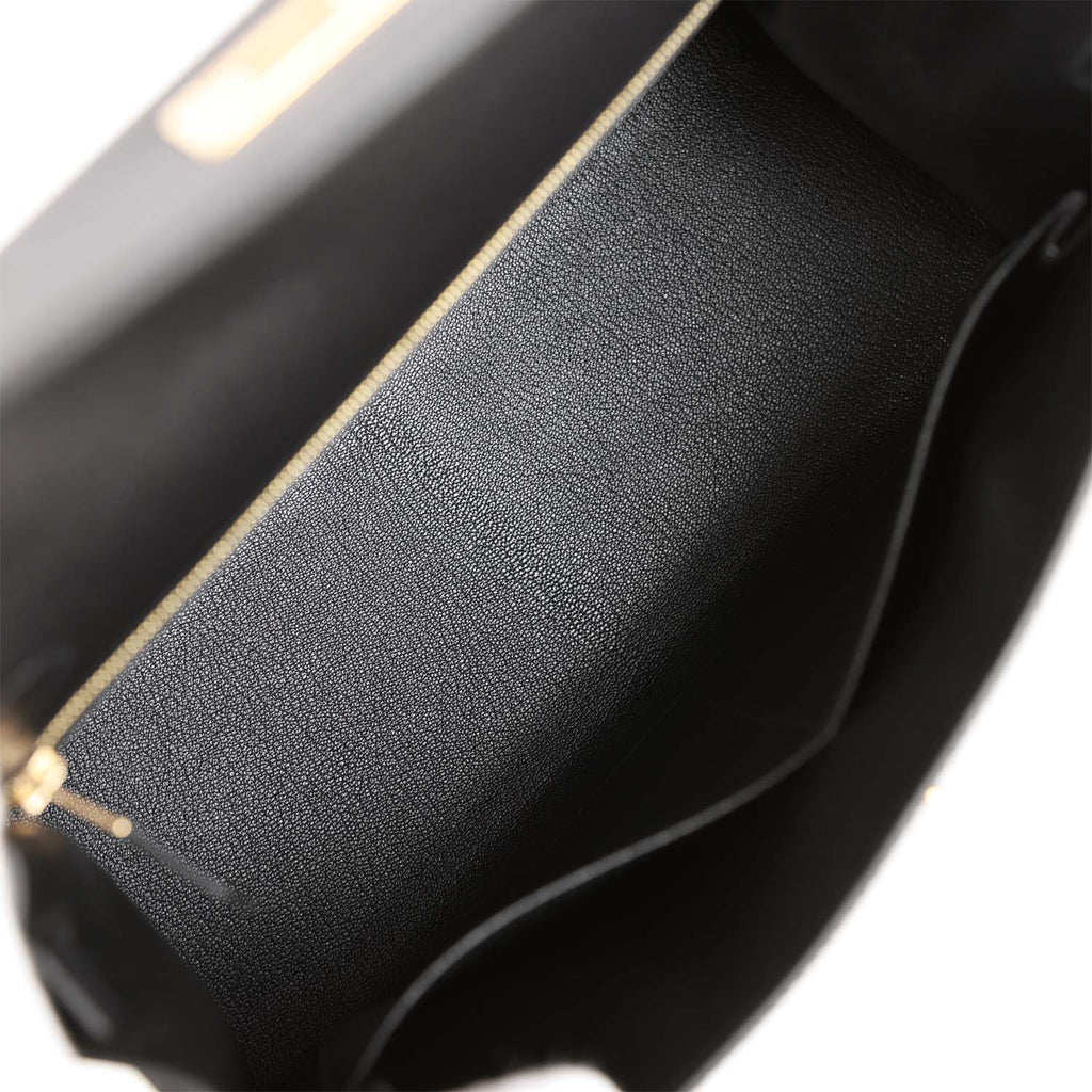Hermès Black Sellier Epsom Kelly 28 Gold Hardware, 2022 Available