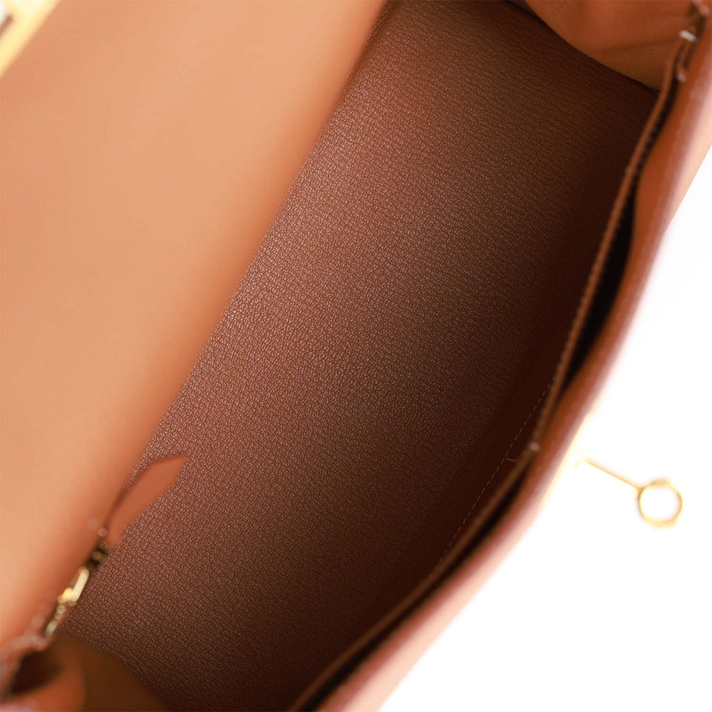Hermès Bordeaux Togo Leather Retourne Kelly 32 Gold Hardware, 2017 —  Shreve, Crump & Low